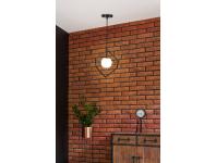 Zdjęcie: Lampa wisząca Weert Ledea czarno-złota CANDELLUX