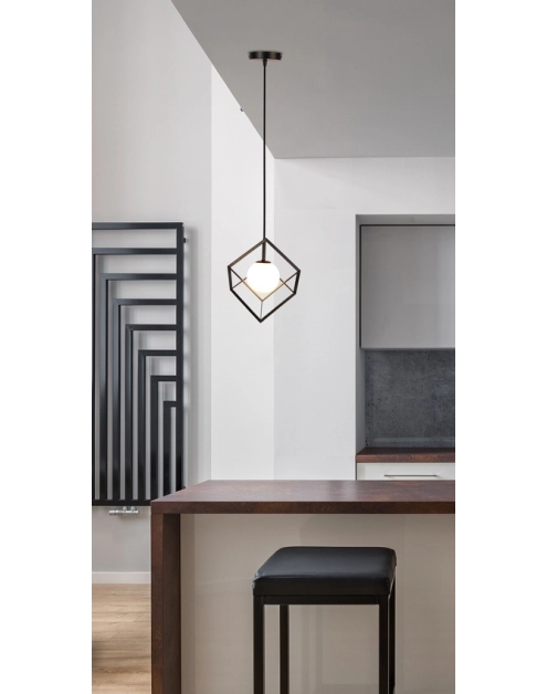 Zdjęcie: Lampa wisząca Weert Ledea czarno-złota CANDELLUX