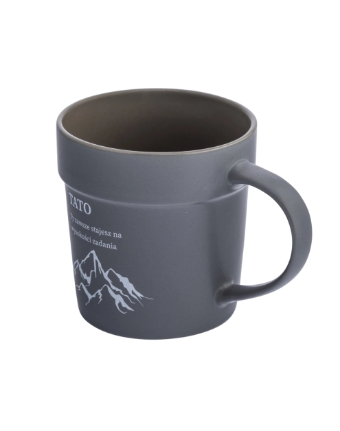 Zdjęcie: Kubek stożek 460 ml z szerokim rantem dekoracja tato ALTOM DESIGN