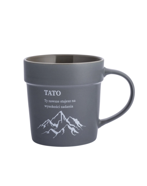 Zdjęcie: Kubek stożek 460 ml z szerokim rantem dekoracja tato ALTOM DESIGN