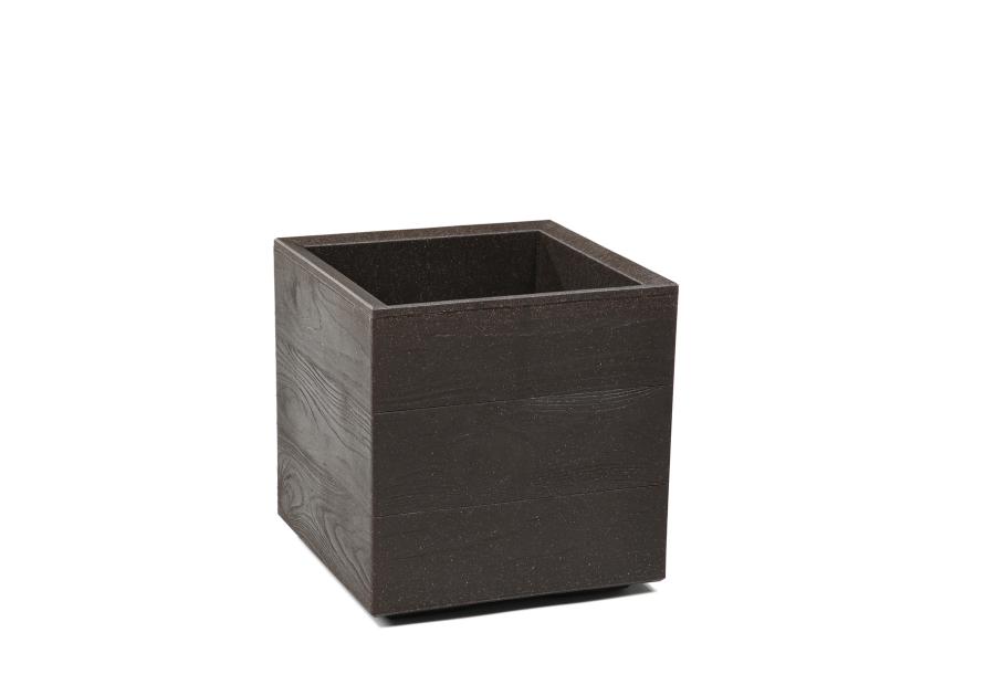 Zdjęcie: Kwietnik Karo 300x300x300 mm deska coffee, espresso LAMELA