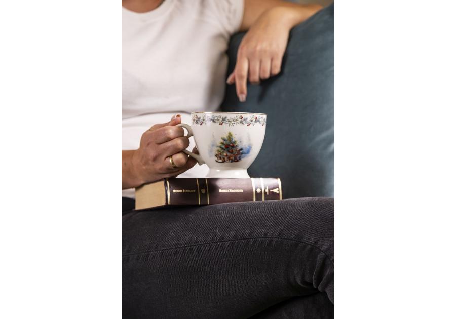 Zdjęcie: Filiżanka Magia Świąt jumbo na stopce 400 ml ALTOMDESIGN