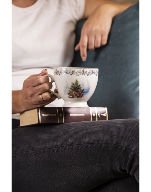 Zdjęcie: Filiżanka Magia Świąt jumbo na stopce 400 ml ALTOMDESIGN