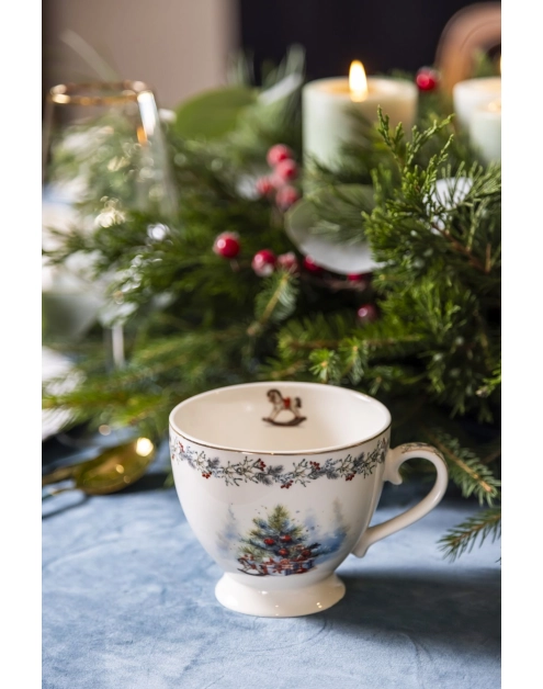 Zdjęcie: Filiżanka Magia Świąt jumbo na stopce 400 ml ALTOMDESIGN