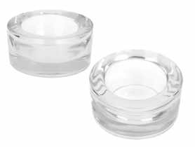 Świecznik szklany Tealight round 81420 RAVI