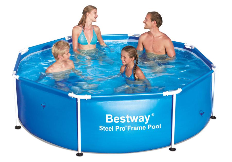 Zdjęcie: Basen Steel Pro 244x61 cm - 1724 L BESTWAY