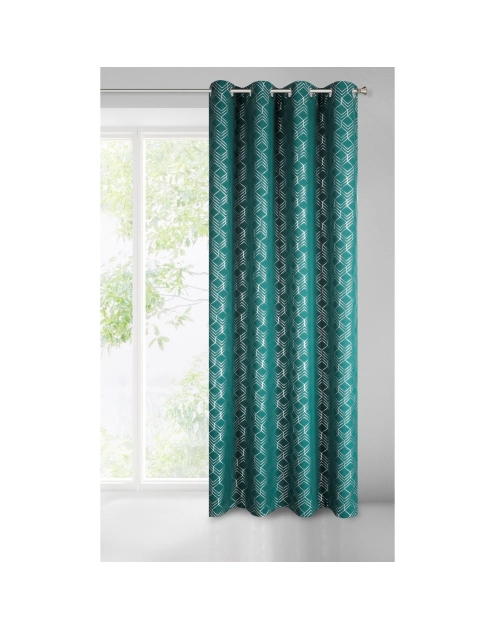 Zdjęcie: Zasłona gotowa Noelia 140x250 cm zielony EUROFIRANY