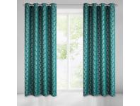 Zdjęcie: Zasłona gotowa Noelia 140x250 cm zielony EUROFIRANY