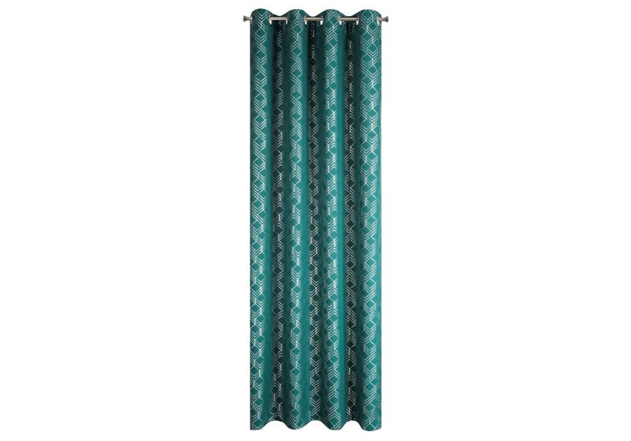 Zdjęcie: Zasłona gotowa Noelia 140x250 cm zielony EUROFIRANY