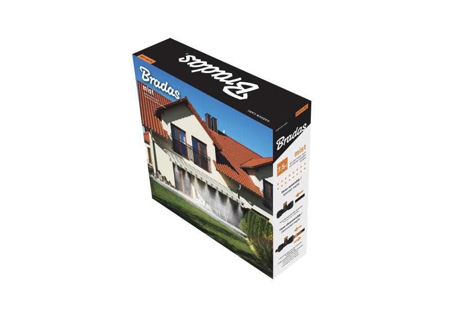 Zdjęcie: Mgiełka wodna ogrodowa 7,5 m Black Line BRADAS