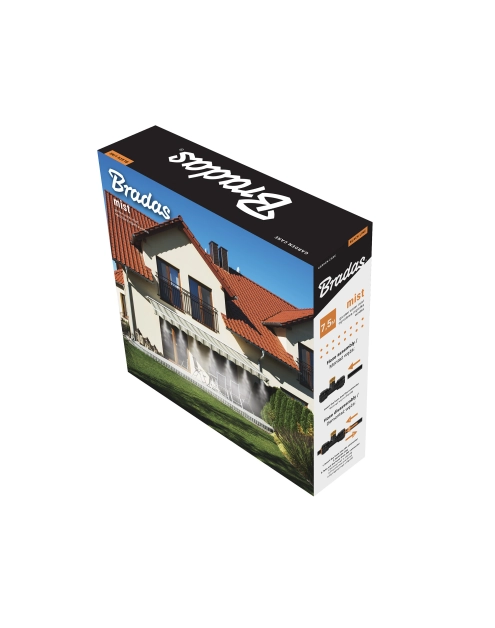 Zdjęcie: Mgiełka wodna ogrodowa 7,5 m Black Line BRADAS