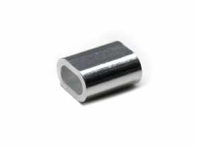 Tuleja aluminiowa do zaklepywania linek 5 mm, 4 sztuki KOELNER