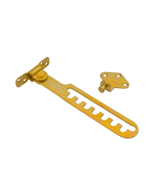 Zdjęcie: Ogranicznik okienny grzebieniowy ocynk żółty METRO