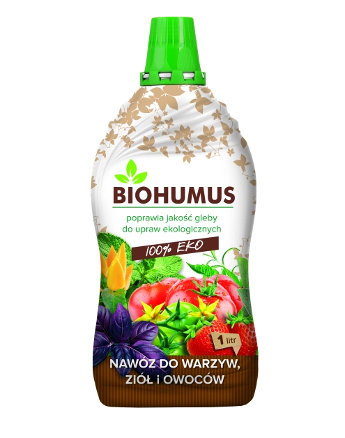 Zdjęcie: Nawóz do warzyw, ziół i owoców Biohumus 1 L AGRECOL