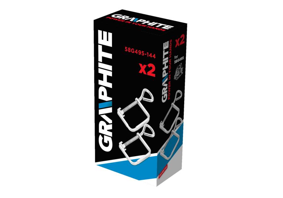 Zdjęcie: Zaciski do szyn prowadzących 2 szt. GRAPHITE