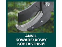 Zdjęcie: Sekator do gałęzi kowadełkowy 710 mm, średnica cięcia 42 mm, uchwyty aluminiowe VERTO