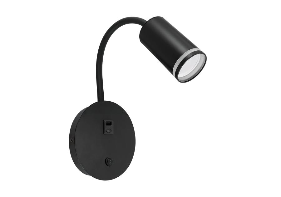 Zdjęcie: Oprawa dekoracyjna Zula WLL USB GU10 kolor czarny max 35 W STRUHM