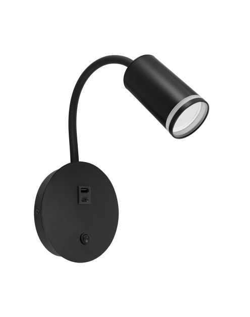 Zdjęcie: Oprawa dekoracyjna Zula WLL USB GU10 kolor czarny max 35 W STRUHM