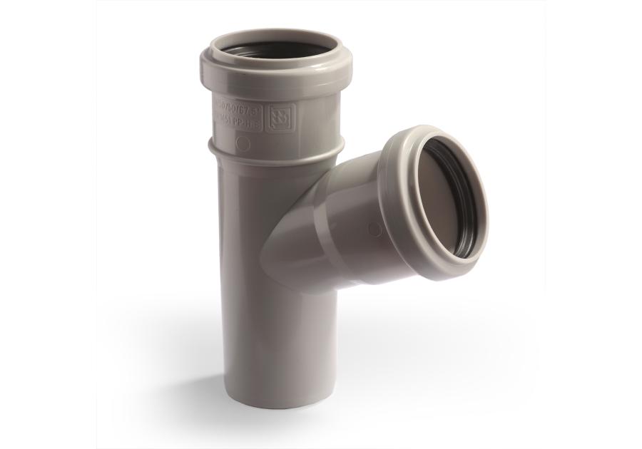 Zdjęcie: Trójnik kanalizacyjny 50/50 67 stopni Comfort Plus PIPELIFE