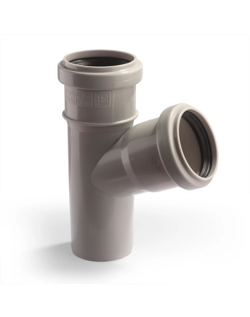 Zdjęcie: Trójnik kanalizacyjny 50/50 67 stopni Comfort Plus PIPELIFE
