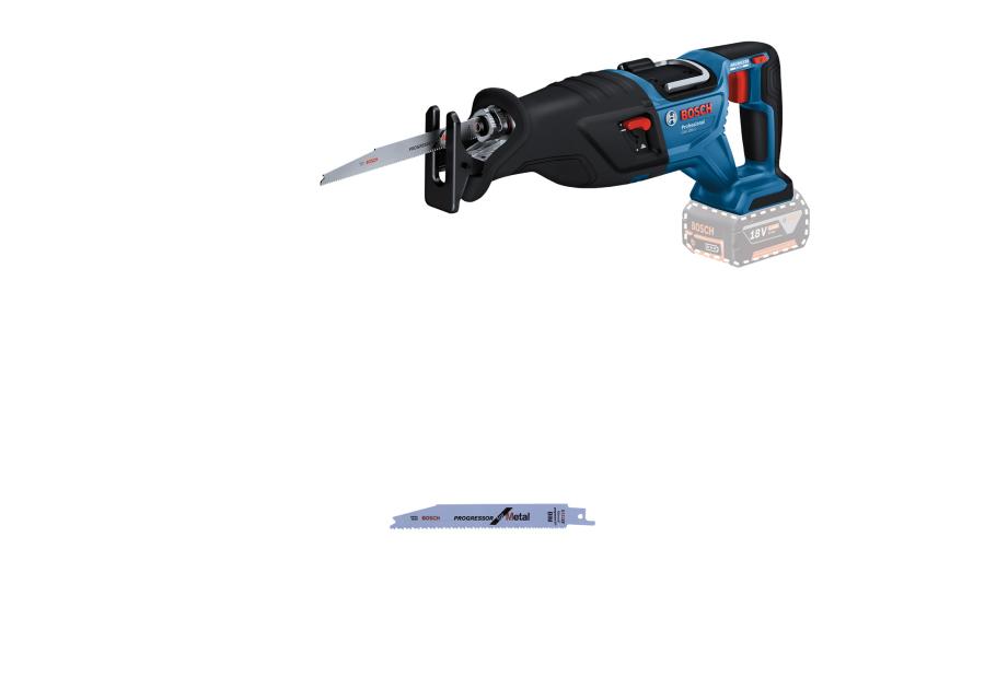 Zdjęcie: Akumulatorowa piła szablasta GSA 185-LI Professional BOSCH