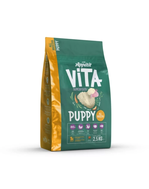 Zdjęcie: Karma sucha dla szczeniąt Vita Puppy jagnięcina 2,5 kg COMFY APPETIT