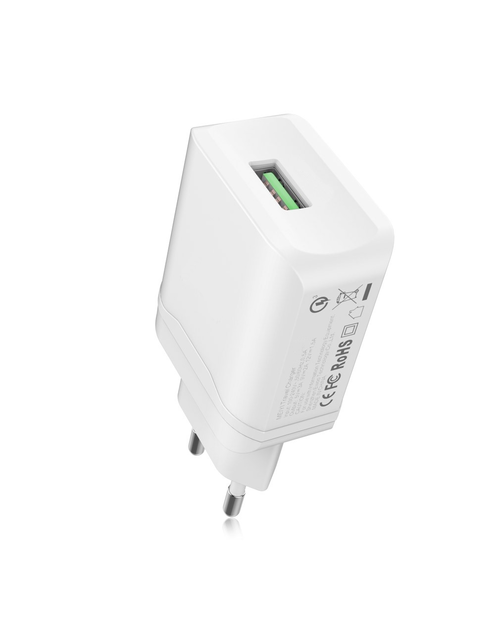 Zdjęcie: Ładowarka sieciowa USB z funkcją szybkiego ładowania Quick Charge 3.0 LB0144 LIBOX