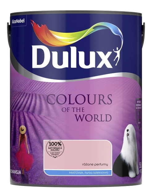Zdjęcie: Farba do wnętrz Kolory Świata 5 L różane perfumy DULUX
