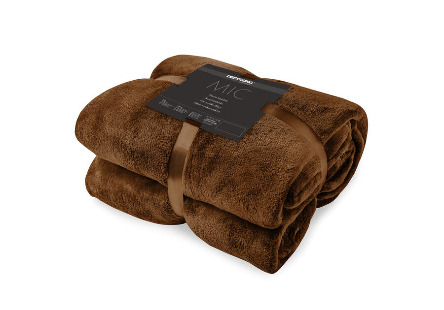 Zdjęcie: Koc Mic brown 70x150 cm DECOKING