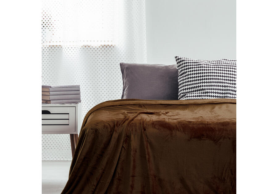 Zdjęcie: Koc Mic brown 70x150 cm DECOKING