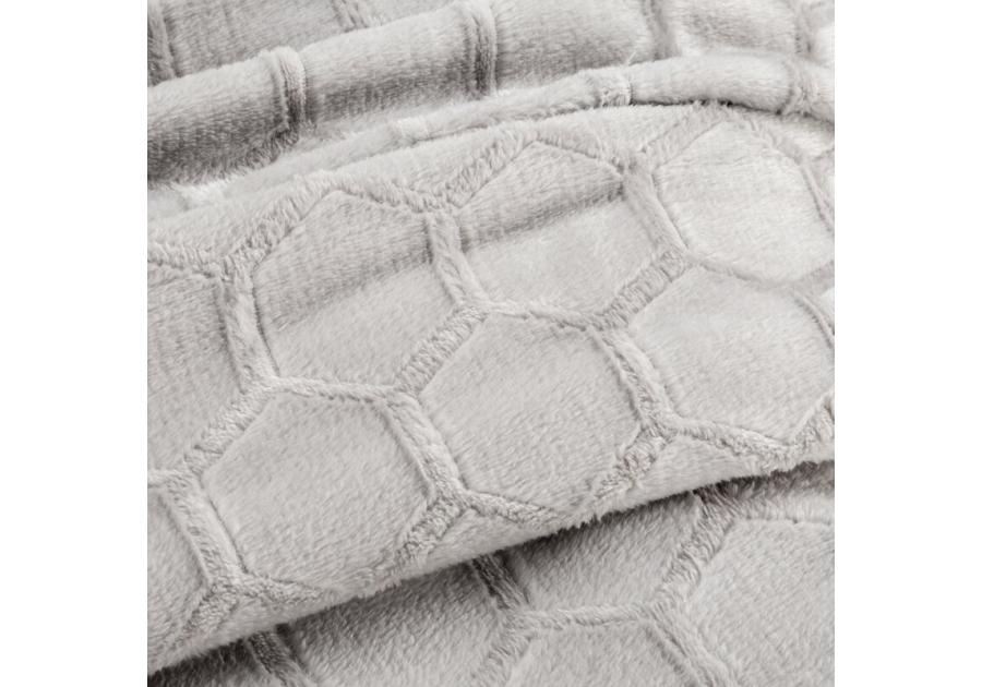 Zdjęcie: Koc srebrny 150 x 200 cm Flano EUROFIRANY