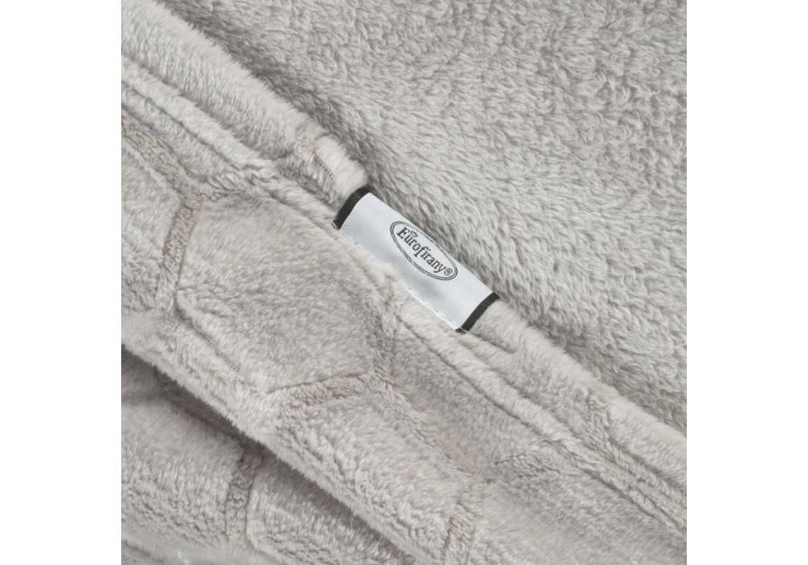 Zdjęcie: Koc srebrny 150 x 200 cm Flano EUROFIRANY
