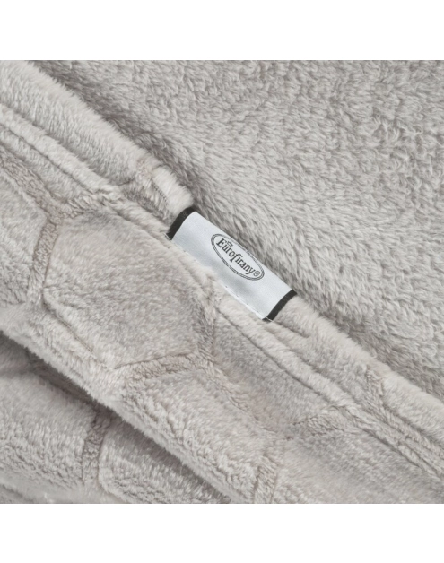 Zdjęcie: Koc srebrny 150 x 200 cm Flano EUROFIRANY