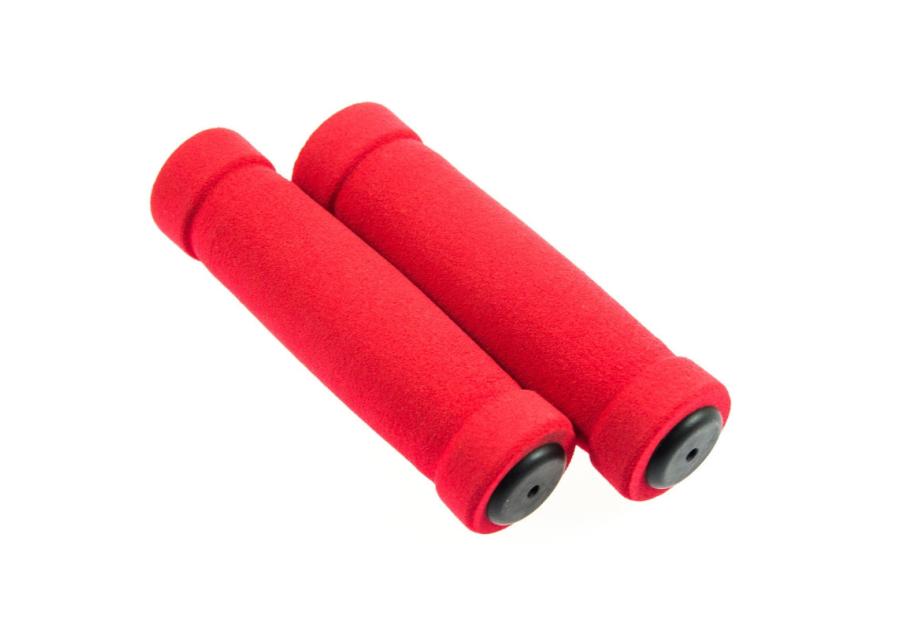 Zdjęcie: Chwyty piankowe do kierownicy rowerowej Mousse 13 cm kolor czerwony BOTTARI
