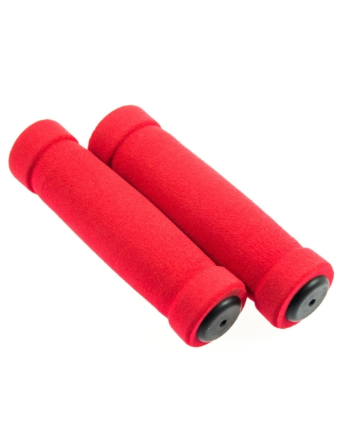 Zdjęcie: Chwyty piankowe do kierownicy rowerowej Mousse 13 cm kolor czerwony BOTTARI
