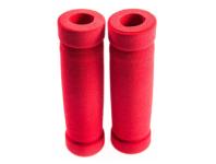 Zdjęcie: Chwyty piankowe do kierownicy rowerowej Mousse 13 cm kolor czerwony BOTTARI