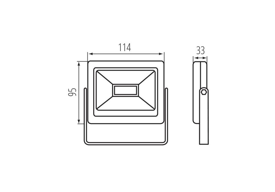 Zdjęcie: Naświetlacz LED Grun v3 LED-20-B MILEDO