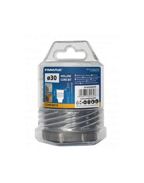 Zdjęcie: Otwornice koronowe do betonu 66x70 mm RAWLPLUG