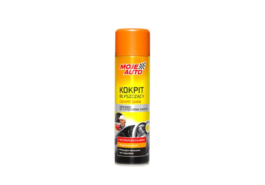 Zdjęcie: Spray do kokpitu błyszczący cytrynowy 0,5 L MOJE AUTO