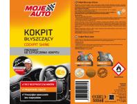 Zdjęcie: Spray do kokpitu błyszczący cytrynowy 0,5 L MOJE AUTO