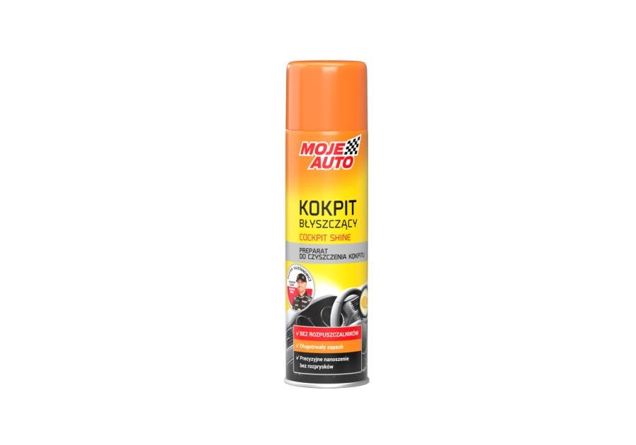 Zdjęcie: Spray do kokpitu błyszczący cytrynowy 0,5 L MOJE AUTO