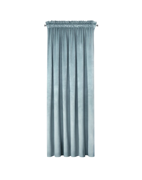 Zdjęcie: Zasłona gotowa Melanie na taśmie 140x270 cm morski EUROFIRANY
