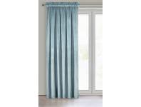 Zdjęcie: Zasłona gotowa Melanie na taśmie 140x270 cm morski EUROFIRANY