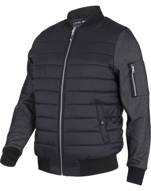 Zdjęcie: Bluza ocieplana Bomber czarna, 2XL, CE, LAHTI PRO