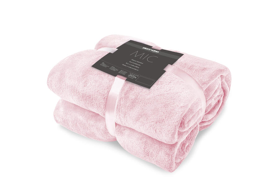 Zdjęcie: Koc Mic powderpink 70x150 cm DECOKING