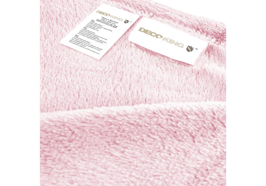 Zdjęcie: Koc Mic powderpink 70x150 cm DECOKING