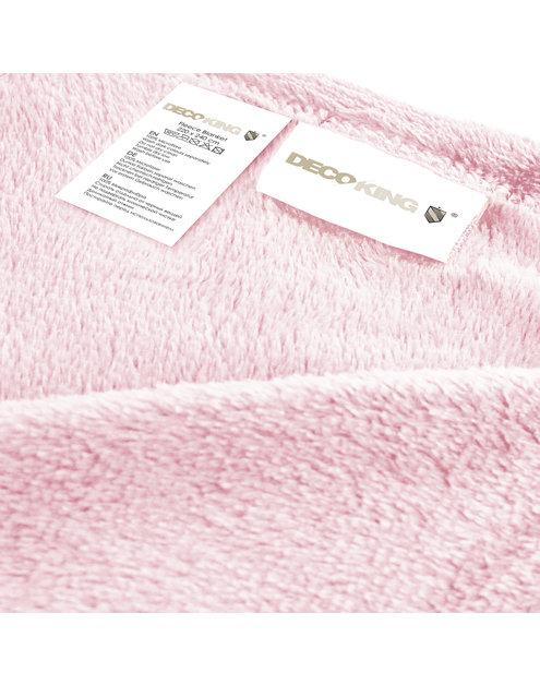 Zdjęcie: Koc Mic powderpink 70x150 cm DECOKING