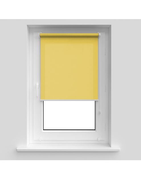 Zdjęcie: Roleta Mini Lux 110x150 cm kolor 513 żółty DECODESIGN