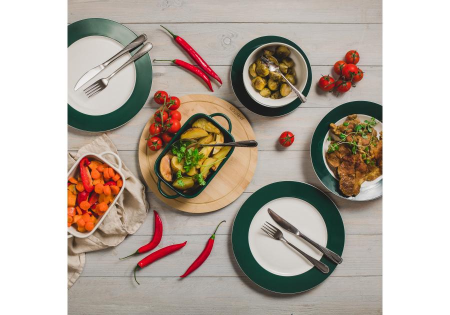 Zdjęcie: Deska do krojenia bambusowa Ombre 28 cm okrągła AMBITION