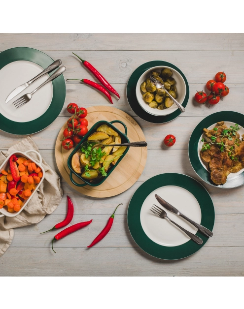 Zdjęcie: Deska do krojenia bambusowa Ombre 28 cm okrągła AMBITION